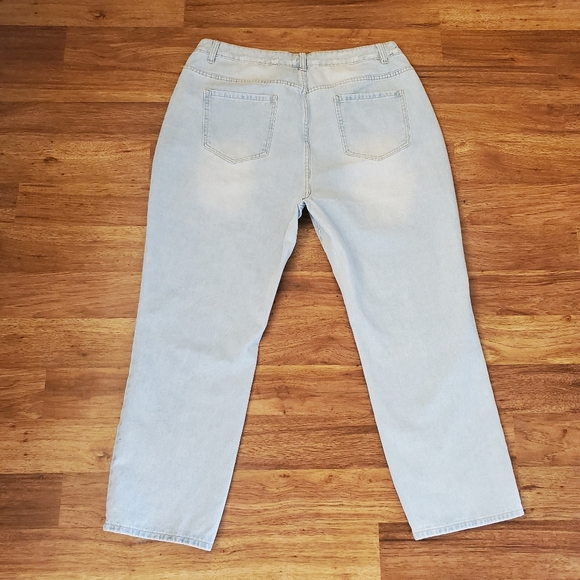 SHEIN Straight Jeans Women's 2XL High Rise Curve - Picture 5 of 9